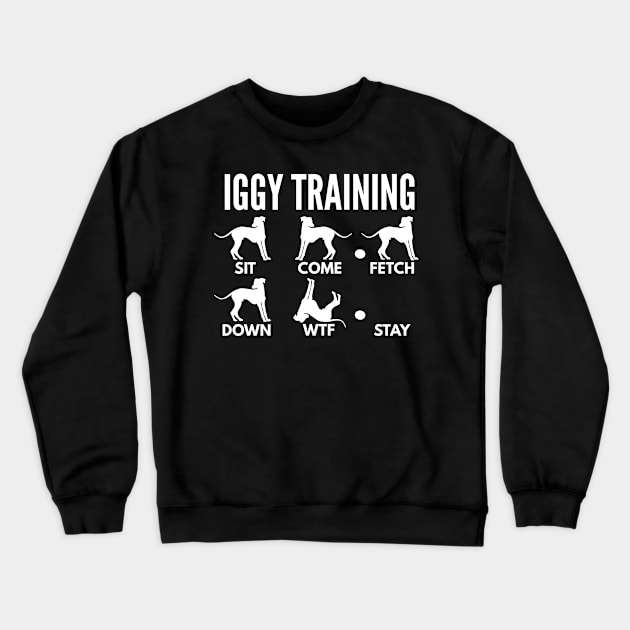 IGGY Training Italian Greyhound Tricks Crewneck Sweatshirt by DoggyStyles